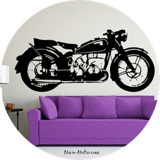 Wandtattoo BMW R68 von 1953
