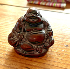 Figur Kleiner dicker Buddha, glücklicher Buddha, vermutlich aus China