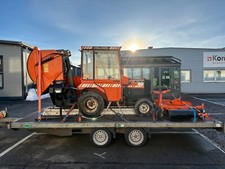 Holder P22 mit Mähwerk und Grassammlel