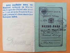 REISEPASS Deutsches Reich