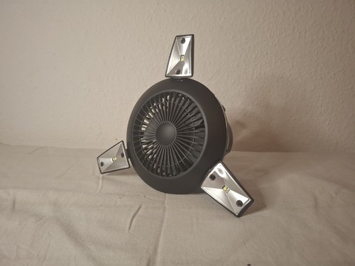 Camping ventilator mit led - ventilator,