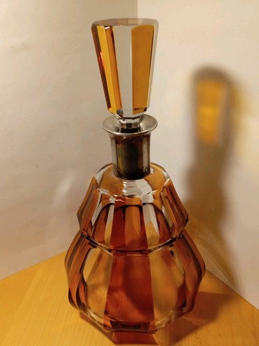 Art deco kristall karaffe - art,