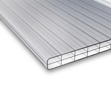 Doppelstegplatten Stegplatten 16mm klar farblos Polycarbonat 3-Fach Struktur