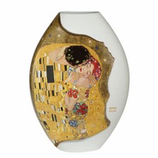 Goebel Vase Gustav Klimt - Der Kuss, Artis Orbis, Dekovase, Porzellan, 46 cm
