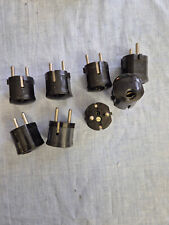 1x DDR Stecker m Schutzkontakt Bakelit