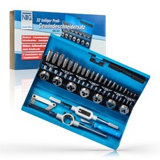 Gewindeschneidesatz 32- tlg., Gewindeschneider Set inkl. Aufbewahrungskoffer