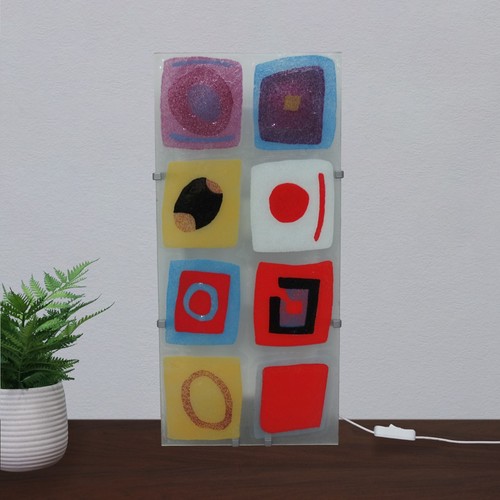 Vintage ikea glas abstrakt - vintage,