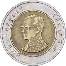 Thailand, Rama IX, 10 Baht