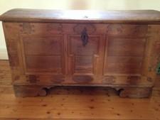 große Barocktruhe Eiche