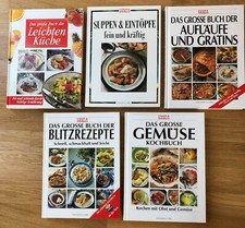 Kochbücher # 5 - Essen&Trinken: Gemüse; Leichte Küche; Suppen; Aufläufe; Gratins