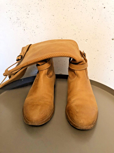 Belstaff lederstiefel beige - belstaff, eu