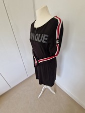 "ESQUALO"  UNIQUE elegantes, sportliches Kleid, top Qualität, Gr. 38, schwarz