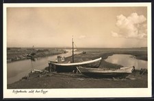 Hohwacht, Fischerboote auf der