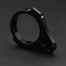 Schwarz Universal Motorrad 31-60mm Lenkung Dämpferhalterung Gabelklemmrohr