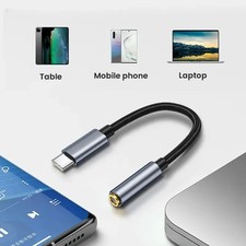 USB-C Audio Adapter 3,5mm Aux Klinke Kopfhörer Buchse Kabel für Samsung iPhone15