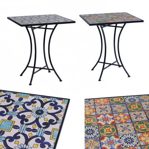 Mosaik mosaiktisch gartentisch - mosaiktisch,