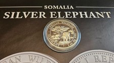 Somalia 100 Shillings 2012 "African Wildlife Elephant" 99,99% Silber, 1 Unze