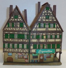 KIBRI 8404 Fachwerkdoppelhaus mit Schreibwarenladen Kiosk für Spur H0 #F20#
