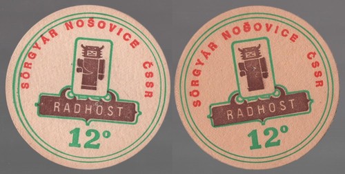Uralter bierdeckel radegast - bierdeckel,