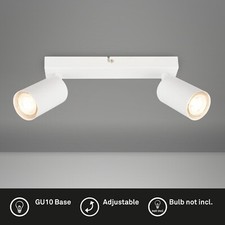 Deckenstrahler Spotleuchte Deckenlampe Wohnzimmer Flur schwenkbar, 2-flammig