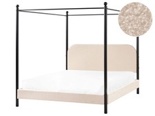 Himmelbett Metall Bouclé