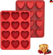 SILIVO Muffins Backform Herz