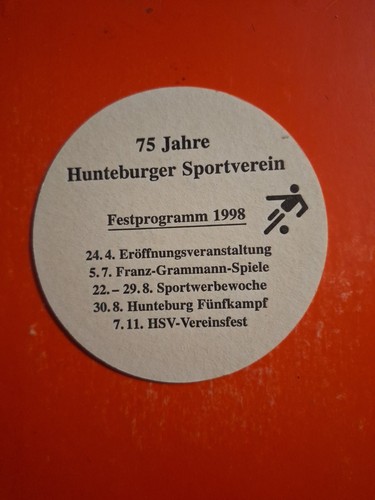 Bierdeckel 1998 huntenburg - bierdeckel,