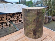 DEKO Baumstamm Holz Klotz AHORN Höhe ca. 40 cm Durchmesser ca. 30 cm HAUKLOTZ