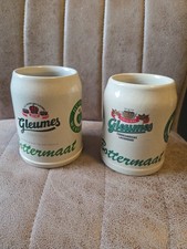 2 Bierkrüge Gleumes Alt Brauerei Bottermaat Bierkrug