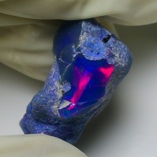 Glatter blauer Opal grob 14,90