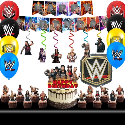 Wrestling match party deko wwe - party,