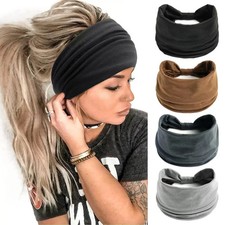 Boho Stirnband Turban Knoten Elastisch Baumwolle Damen Mode Accessoire