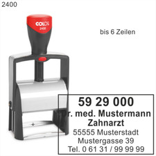 Firmenstempel Praxisstempel