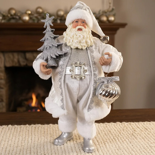 Weihnachtsmann 38cm deko figur - 38cm,
