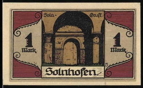 Notgeld solnhofen mark - notgeld, 1