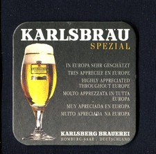 Bierdeckel  Karlsberg Homburg