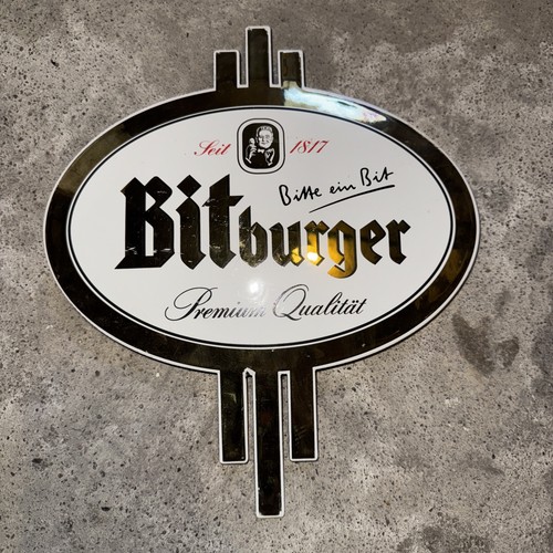 Emailschild brauerei bitburger - emailschild,