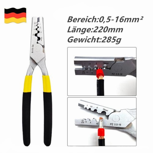 16mm aderendhülsenzange - 0.5-16mm²,