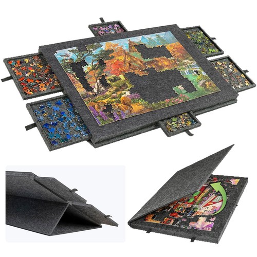 Puzzletisch mit schubladen - 6,