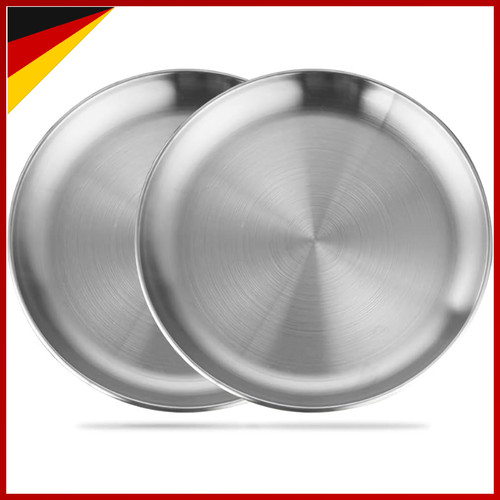 Edelstahl teller set - set, stück