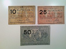Notgeld Stadt Limburg (Lahn), 10, 25 und 50 Pfennig, 1917 395368