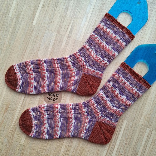 Wollsocken handgestrickt gr - wollsocken,