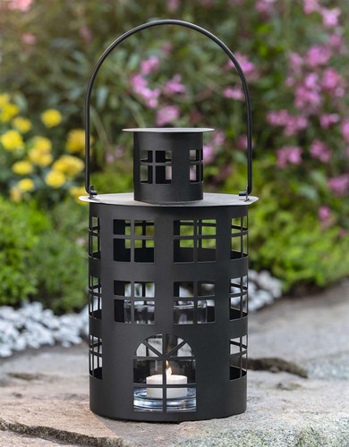 Metall garten laterne black - garten, "black"