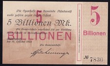 Ründeroth: 5 Billionen Mark