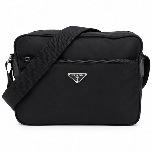 Prada nylon messenger bag - messenger,