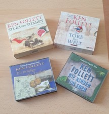 HÖRBÜCHER - Ken Follett : Die Kinder von Eden + Die Brücken der Freiheit + .....