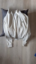 Original Lacoste weißer Sportlicher Herrentrainingsrainingsanzug Gr.S Neuzustand