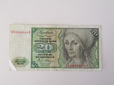 20 DM - Deutsche Mark Schein