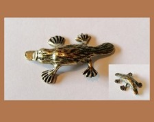 Messing Figur Schnabeltier NEU