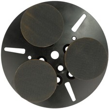 Bodenschleifmaschinen-Adapterplatte Ø 250 mm mit Kletthalter für Dia-Schleifpads